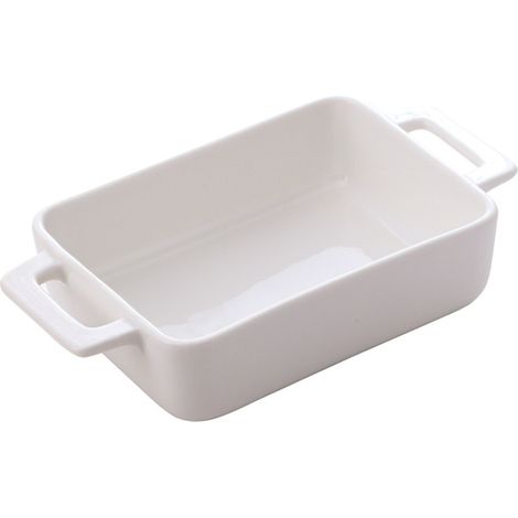1 Plat à four, Porcelaine, Carré, Empilable, Céramique sans plomb, Cuisine, Pâtisserie(Troisième trimestre : Nouveaux produits en septembre) (1/5)