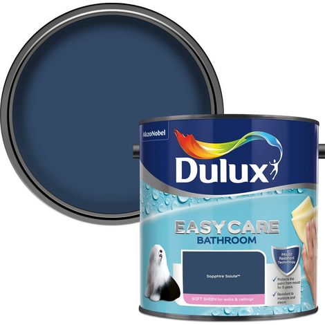Dulux Easycare Bathroom Soft Sheen Paint 2.5L (1/3)