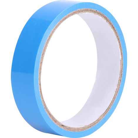 Bande adhésive de protection pour pneus de vélo, doublure sous vide, bleue, 21 mm x 10 m