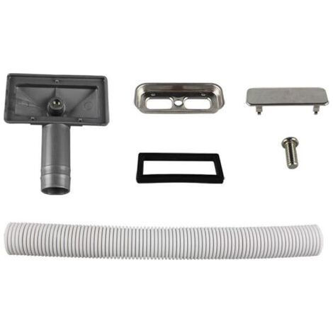 Green Mobility-1 Pièce Tuyaux de Débordement Tube de débordement pour évier extensible Interface carrée (Taille: 75x40mm) Tube longueur 230-600mm Diamètre 26mm (diamètre intérieur: 21mm) (1/4)