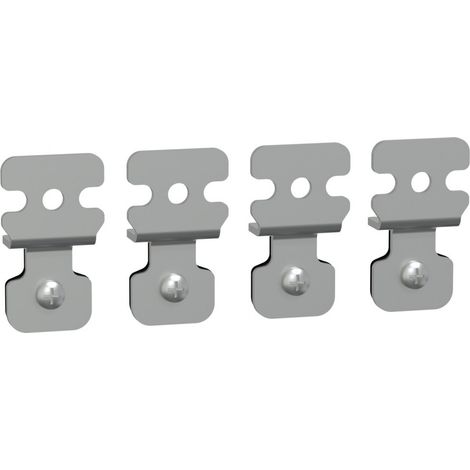 Spacial SBM - Jeu de 4 pattes de fixation acier pour boite (NSYAEFPFSB) (1/2)