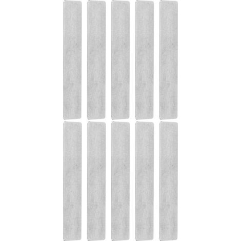 10 pièces accessoires de pompe rectangulaire en fonte de plaque de soupape de compresseur d'air pour cylindre de 51mm (1/5)