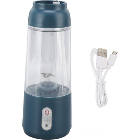 Centrifugeuse Électrique Portable 300ML USB Rechargeable 1200mAh Opération One-Click Sécurité Maximale Bureau Maison Vert Foncé (1/5)