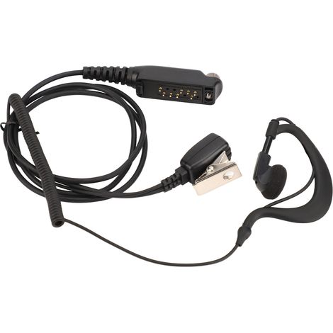 Casque micro G Shape PTT renforcé, oreillette main-libre Plug and Play pour talkie-walkie Sepura STP8000 (1/5)