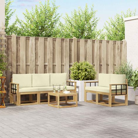 vidaXL Outdoor-Sofagarnitur 6 pcs (1/5)