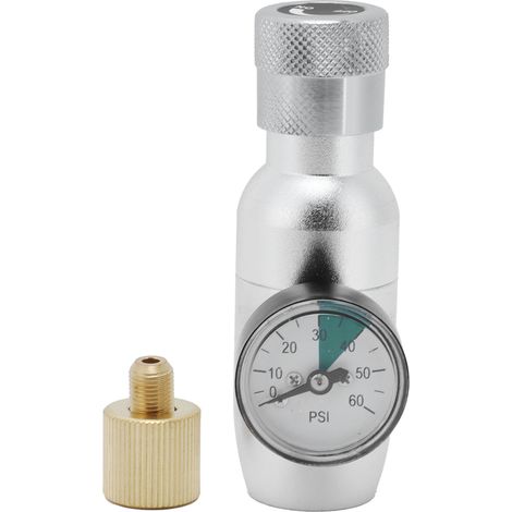 Régulateur de CO2 Mini avec Manomètre pour Bière Maison Accessoire de Tirage Pression MFL 3/8 Pouce (1/5)