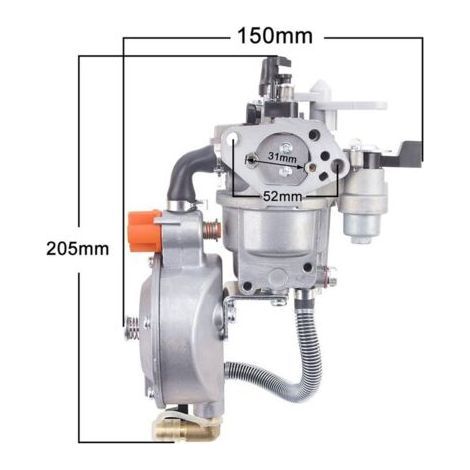 Moteur GX270 3KW 177F 9CV pour Carburateur Dual Fuel LPG NG