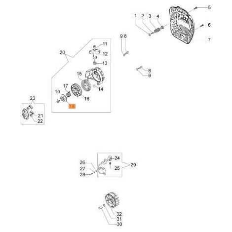 CONECTOR ORIGINAL EMAK 61240124R