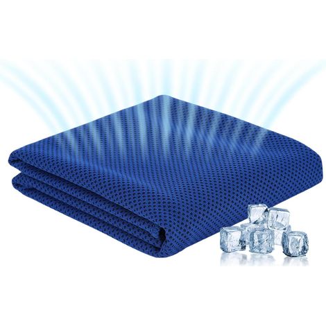 Serviettes rafraîchissantes pour la nuque et le visage, enveloppements rafraîchissants à séchage rapide Serviette de sport respirante 30 x 80 cm idéale pour le yoga, le sport, la course à pied, l'ent