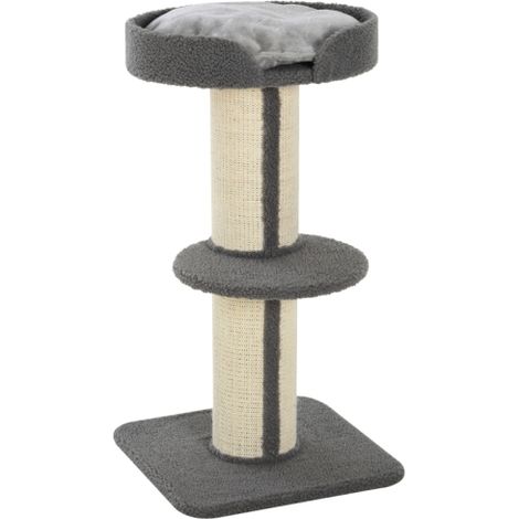 91cm Cat Tower with Scratching Posts Indoor Activity Centre for Kittens - Grey Color (1/5)