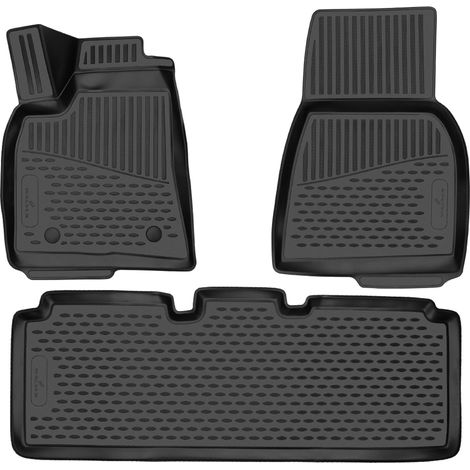 Tapis en caoutchouc XTR pour Tesla Model S (5YJS) 09/2012-Facelift 2016 (1/5)