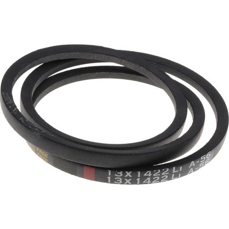 Jardiaffaires – Courroie lisse trapézoïdale A56 – Longueur extérieure 1472 mm – Épaisseur 8 mm – Remplace MITSUBOSHI SERIE A A56