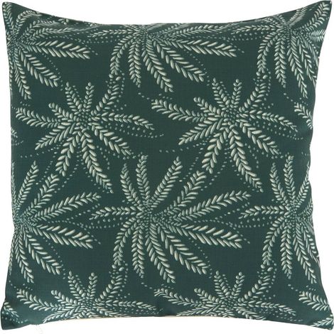 Cojín de exterior The palm resort 55x55cm verde - Atmosphera créateur d'intérieur (1/3)
