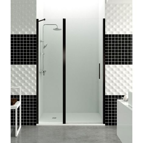 OPEN BLACK COMBI D fijo + abatible Rango 105-110 cm - Fijo 40 cm + Puerta 65 cm (1/2)