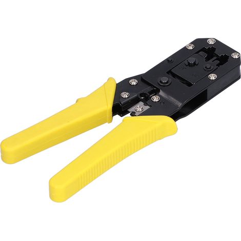Pince à sertir en acier à haute teneur en carbone, dénudeur de fils pour connecteurs à 6 et 8 pôles, outil de sertissage (1/5)