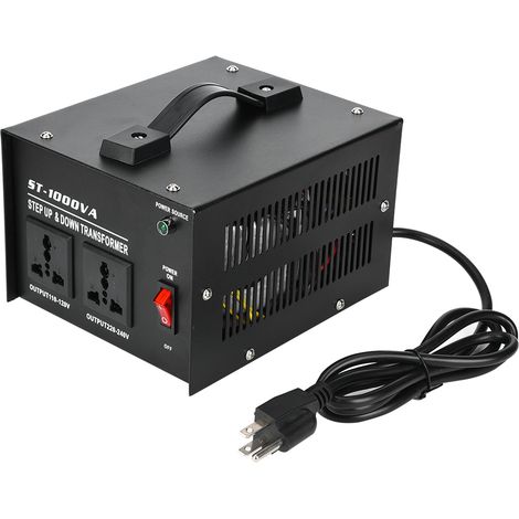 Convertisseur de tension 1000W 110V-220V transformateur monophasé ST-1000VA prise américaine (1/5)