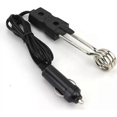 HONORNIC - Chauffe-eau électrique portable 12V/24V pour voiture, sûr et élégant, avec prise allume-cigare pour thé, café et autres boissons. (1/5)