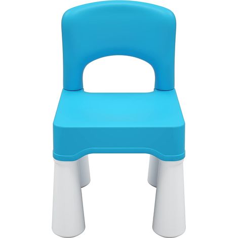 Chaise pour enfant en plastique, durable et légère, siège haut, utilisation intérieure ou extérieure, adaptée aux garçons et filles à partir de 2 ans. (1/2)
