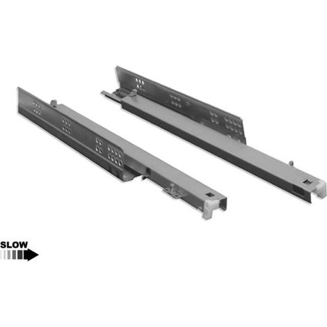 Guías para cajones Ocultas Slippe de extracción total con cierre suave - 440mm
