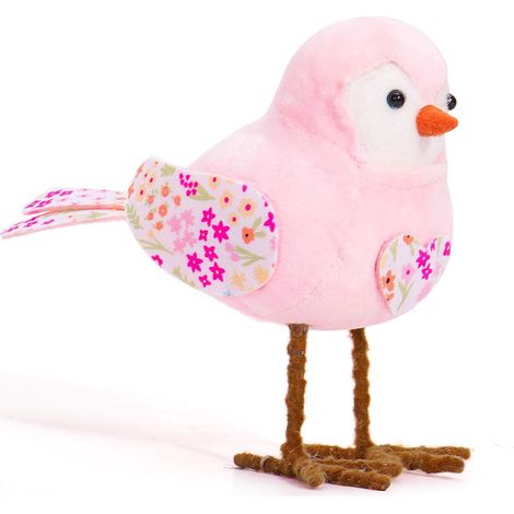 Oiseau Décoratif - Figurine Oiseau Ressuscité pour Décoration de Pâques - Ornement de Table et Appui-Fenêtre - 16 x 13 x 9 cm - 1 Pièce (1/3)