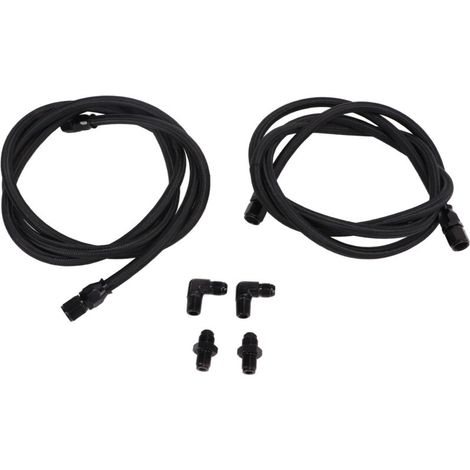 Transmission Cooler Line, 7 Feet Long Stainless Steel Rust Resistant Nylon Oil Fuel Hose for Car Trucks. (1/5)
