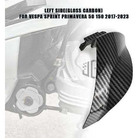 Heckspoiler-Abdeckung aus ABS-Carbon für VESPA SPRINT PRIMAVERA 50/150 (2017–2022) – 1 Stück links