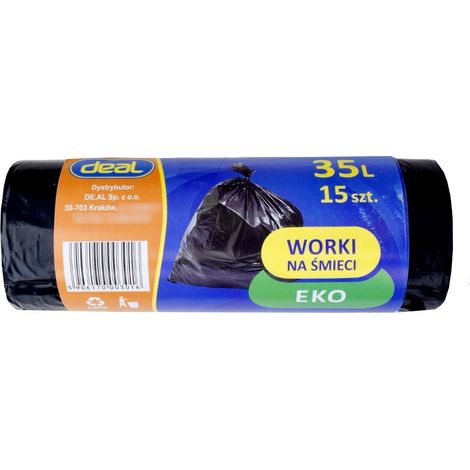 Sacchi per la spazzatura 35L eco LD 15 pezzi