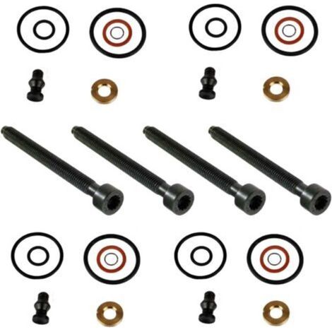 4x Pumpendüsen-Dichtungssatz + Spreizschrauben, speziell angefertigt für VW 1.9+2.0 TDI