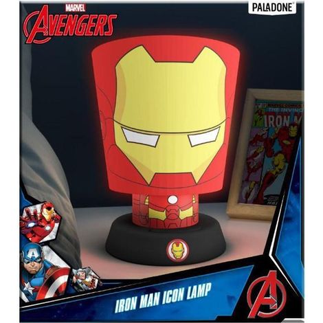 Paladone Lampada Iron Man Avengers Rossa 28 cm