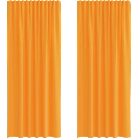 Maison Exclusive - Tende in Voile con Tasche per Aste 2 pz Arancio
