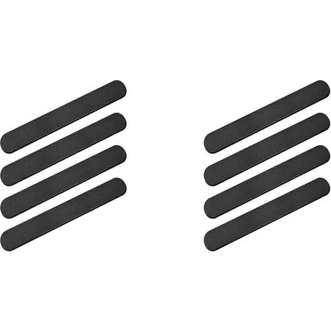 Lot de 8 patins antidérapants de 76 cm (30 pouces) pour barres de seuil de meubles, adaptés aux parquets et autres types de sols, supportant fauteuils et canapés. (1/5)