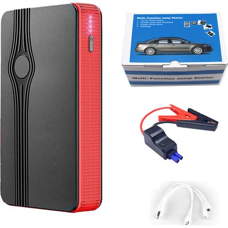 x 20000 mAh, arrancador de batería de 12 V con linterna LED, para coche, motocicleta, camión (1/5)