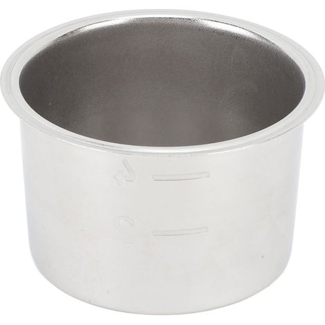 Tragbarer Edelstahl-Filterkorb, effizienter Filterkorb für Kaffeemaschinen (51 mm für 4 Tassen).