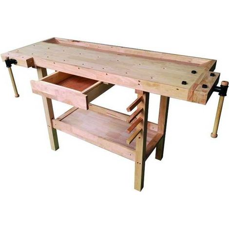 Bancos de trabajo de madera Vigor 149X62X86H