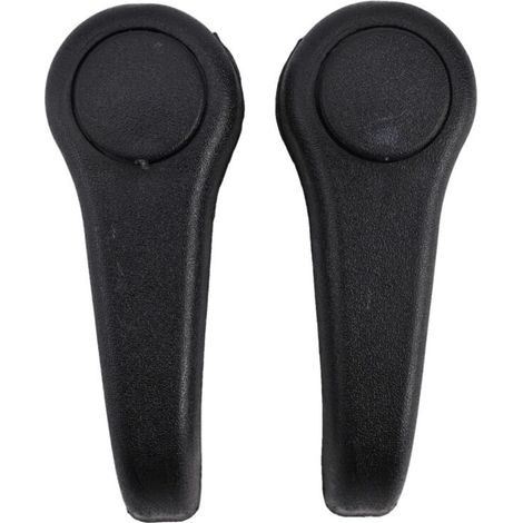 Poignée de réglage de siège gauche et droite - Noir - 11,5 x 3,5 cm - Plastique - Moderne - 2 pièces - Clio MK2 (1/4)
