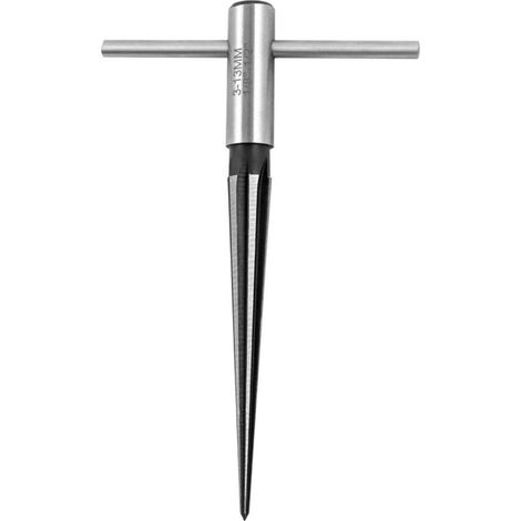 Alesatore conico a scanalatura dritta da 1/8" - 1/2" con impugnatura a T per legno e plastica (1/3)