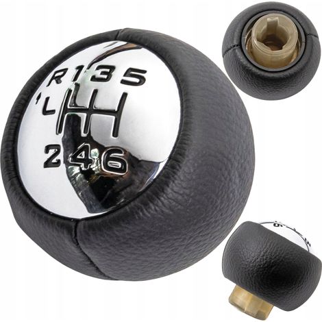 Pommeau de levier de vitesse pour Peugeot 307, 407, 308, 5008, Citroën C4, Picasso, Berlingo (1/5)
