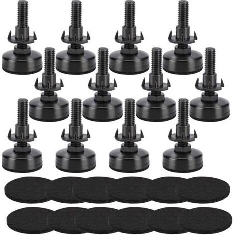 3/8"-16 pieds réglables pour résister à des pieds de réglage, pieds réglables en hauteur, pieds réglables en hauteur pour meubles 12 (1/5)