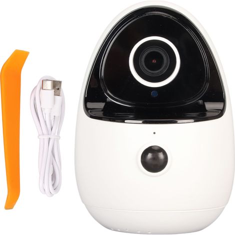 Caméra WiFi Intérieure 1080P HD, Surveillance Sans Fil pour Chien Bébé, Détection Animaux, Suivi Mouvement, Rotation Panoramique, Vision Nocturne 2.4Ghz (1/5)
