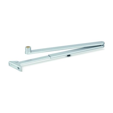 Geze – Bras pour ferme-porte TS 2000 et 4000 – Argent – Conforme à la norme NF EN 1154 – Sans arrêt mécanique (1/7)
