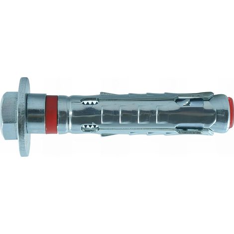 50 chevilles métalliques STAM D. 12 x M8 x Lt. 60 mm pour fixation lourdes sur matériaux creux - Zingué - SY70632 - Alsafix (1/2)