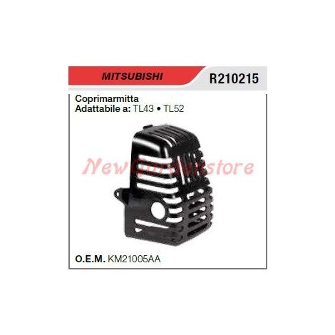 Coprimarmitta silenziatore MITSUBISHI tagliasiepe TL43 52 R210215
