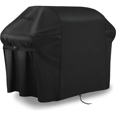 Housse de protection imperméable pour barbecue à gaz, Fixation Bilatérale Réglable avec Boucle, Convient pour Barbecue Weber, Dimensions 152 cm/60 pouces. (1/4)