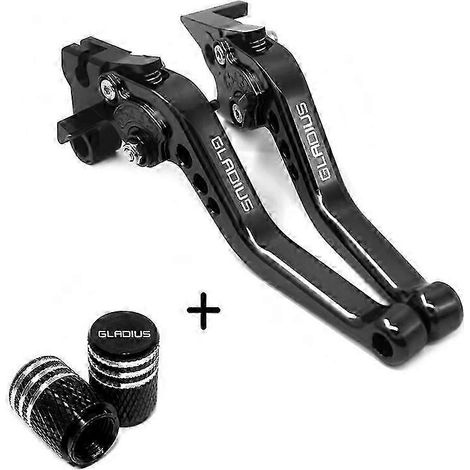 Para SFV650 GLADIUS 2009 2010 2011 2012 2013 2014 2015 NUEVO Accesorios de motocicleta de alta calidad Palanca de freno y embrague ajustable CNC (1 juego - Negro)