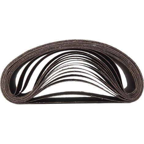3X21 Pouces (75X533Mm) Bande de PonçAge en Oxyde D'Aluminium Paquet de 15 Bandes de PonçAge (80120180240400 Grains) pour Ponceuse à Bande (1/5)