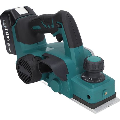 18V 12000RPM Akku-Elektrohobel, einfache Spanabfuhr, ergonomischer Griff, kompakter Handhobel mit Antirutschbeschichtung. (1/5)