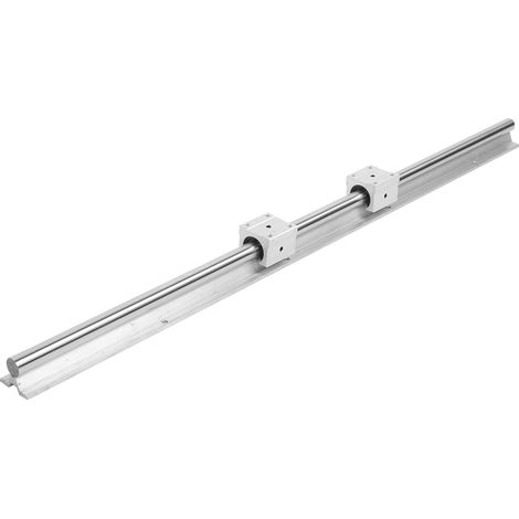 Tige de guidage optique SBR20S, boîtier en alliage d'aluminium haute précision + 2 blocs coulissants SBR20UU (1/5)