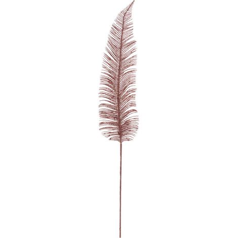 Ramo di felce rosa con glitter 75cm - Feeric lights & christmas (1/2)