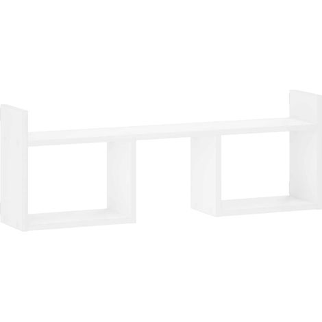 Scaffale da parete Bianco 90 x 17 x 32 cm Legno ingegnerizzato vidaXL (1/5)