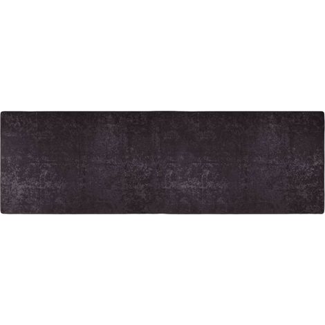 Tapis lavable antidérapant,Tapis de Salon,Cuisine,Bureau,Tapis de porte 80x300 cm Anthracite DVNEI498503 (1/5)